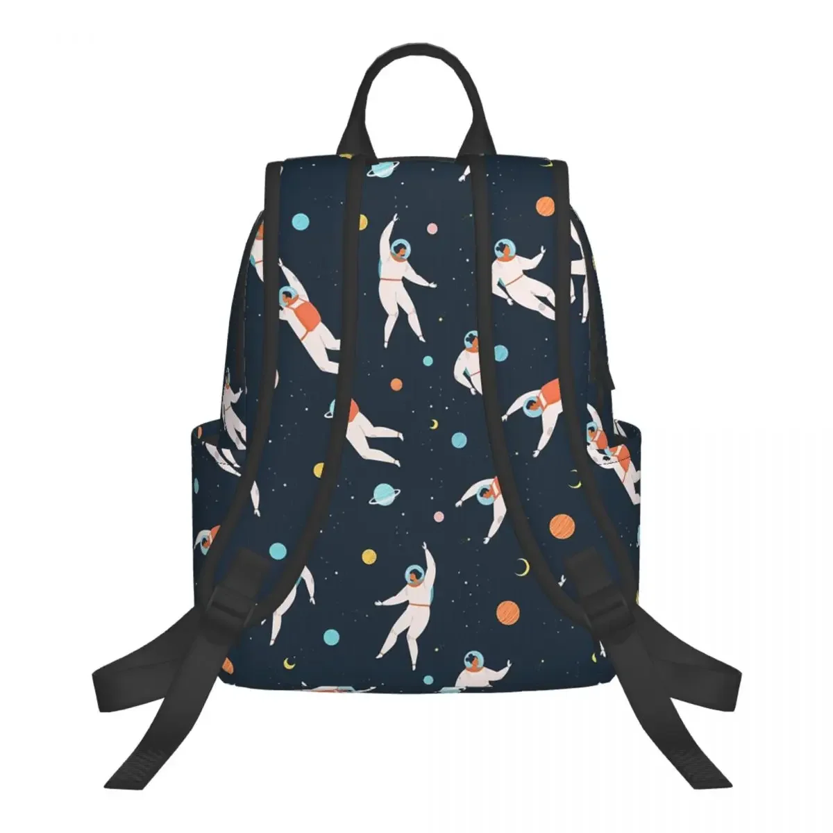 Space Adventure With And Astronaut Explore Cosmos Backpack School Bag Hiking Travel Daypack for Men Women Bookbag Shoulder Bags