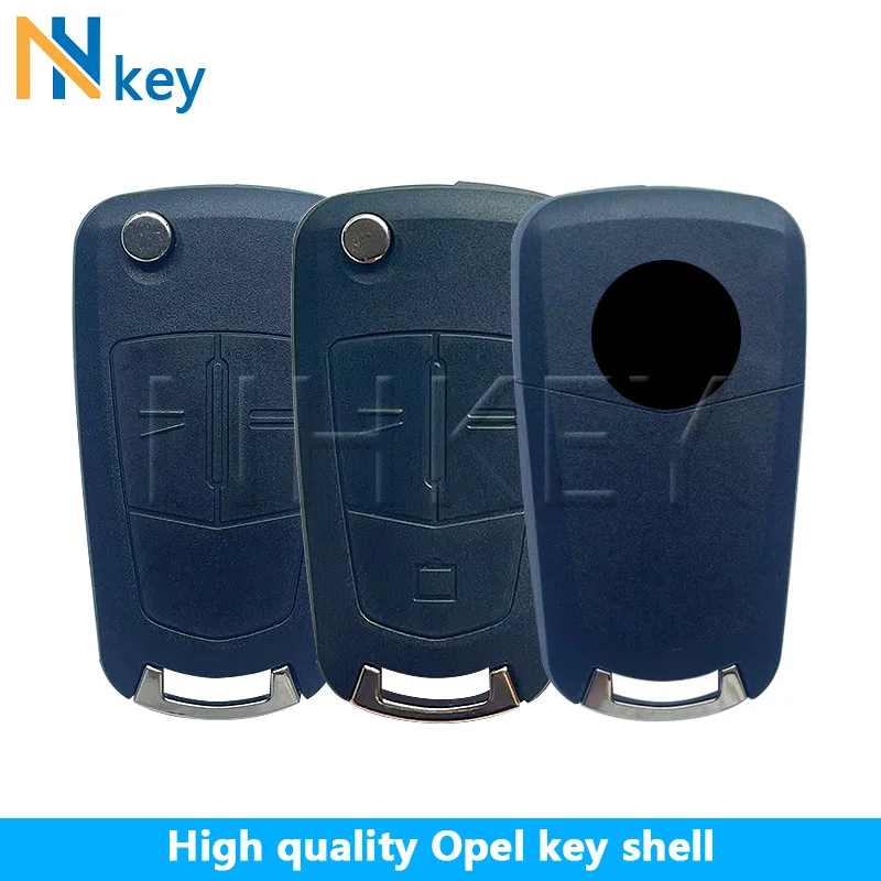 

NHKEY For Opel Vauxhall Astra H Corsa D Vectra C Zafira Astra Vectra Signum 2/3 Buttons HU100 Folding Car Key shell