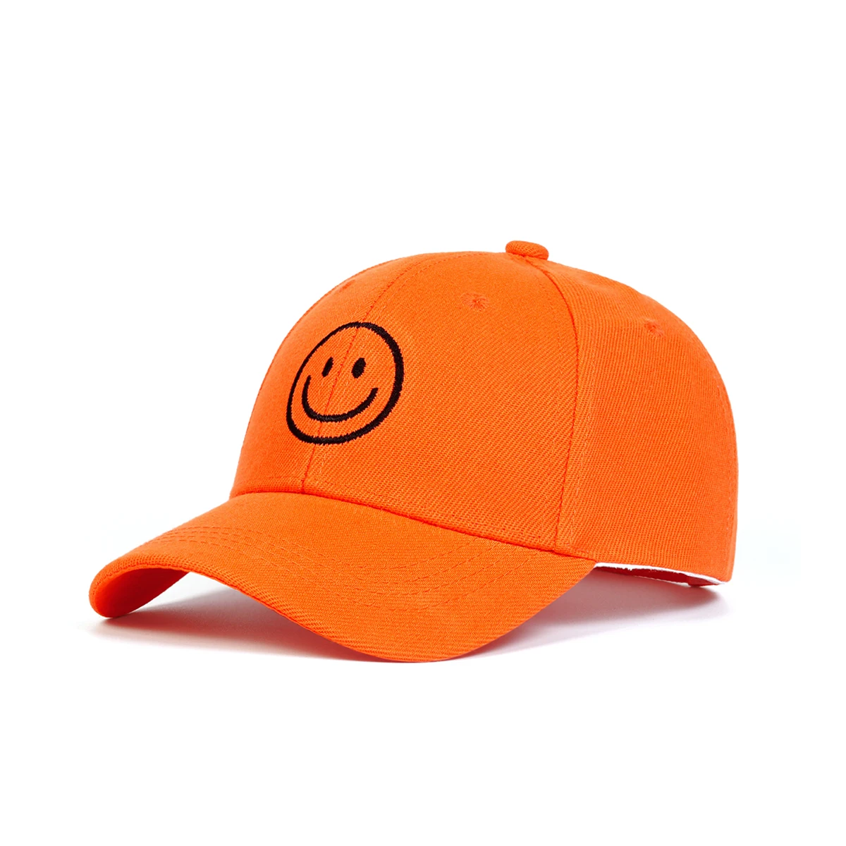 Children Smiling Embroidery Baseball Caps Spring Summer Outdoor Adjustable Casual Hats Boy Girl Travel Sunscreen Hat