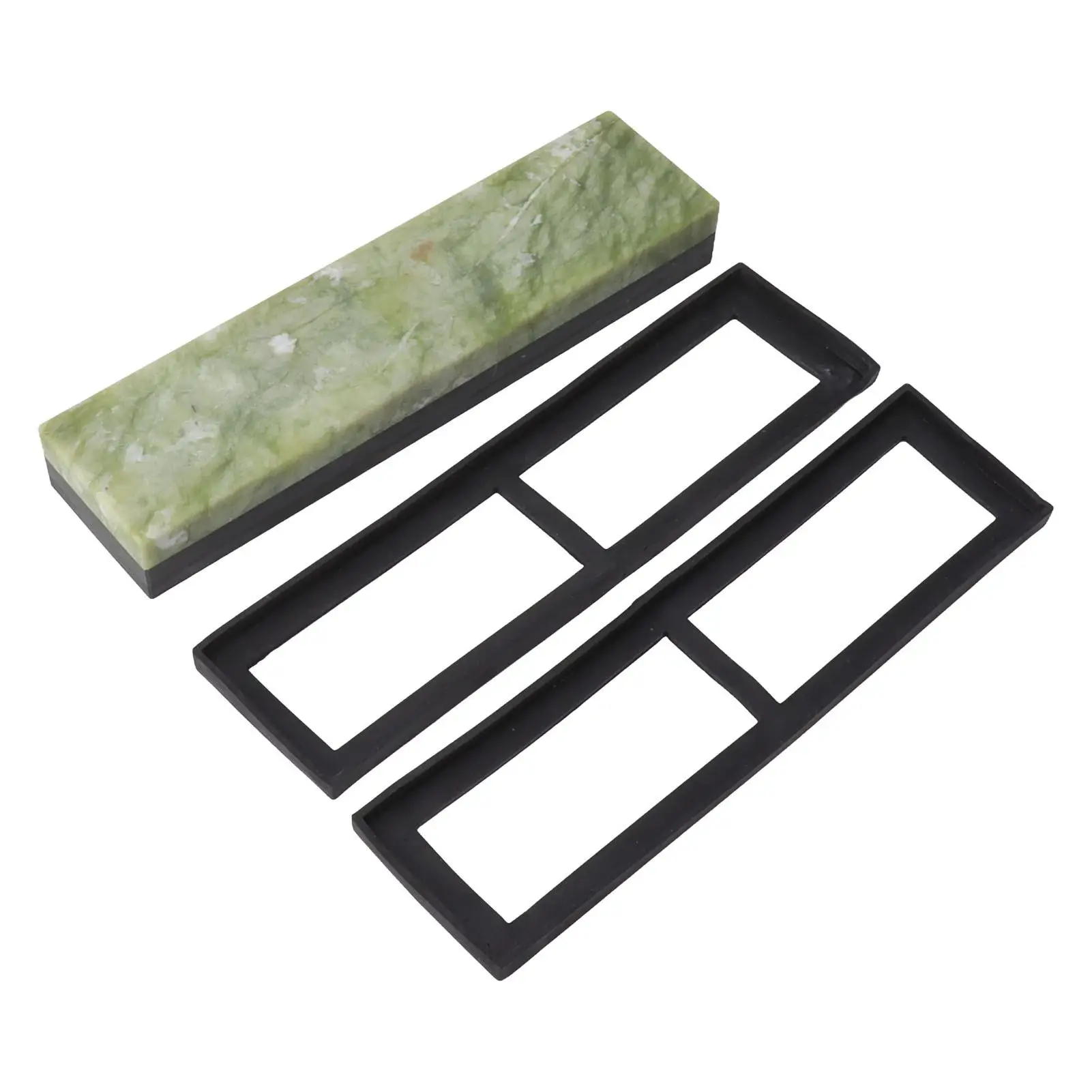 800 Grit Boron Carbide & 10000 Grit Green Jade Sharpening Stone - Multi-Purpose Whetstone for knife Sharpening