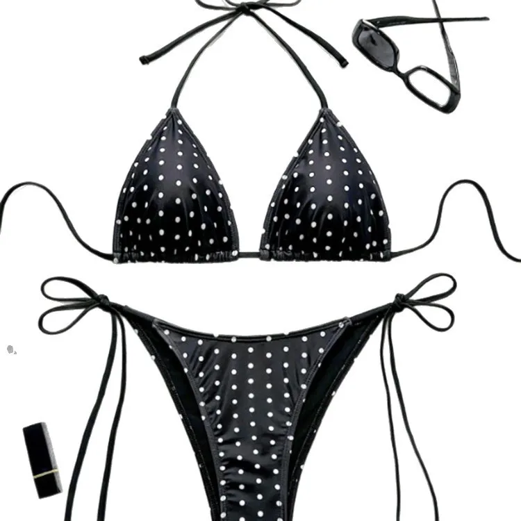 

2026 Woman Fashion New Sexy Bikini Lace Up Split Swimsuits Casual Slim Women's Beach Hot Spring Summer Swimsuit