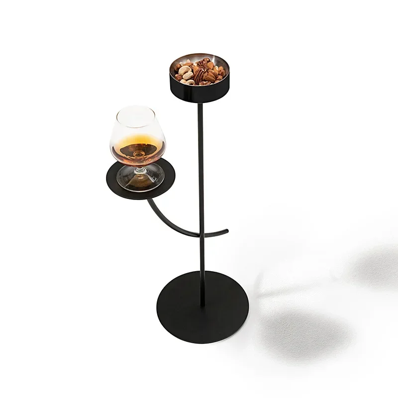 Simple and modern outdoor leisure lounge chair small side table, romantic ceremony, French atmosphere new corner table