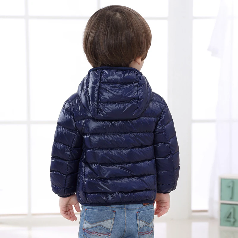 Kinderen Donsjacks 2023 Nieuwe Witte Eend Dons Capuchon Kids Winterjassen Voor Jongens Meisjes Ultralichte Draagbare Winter Puffer Jas