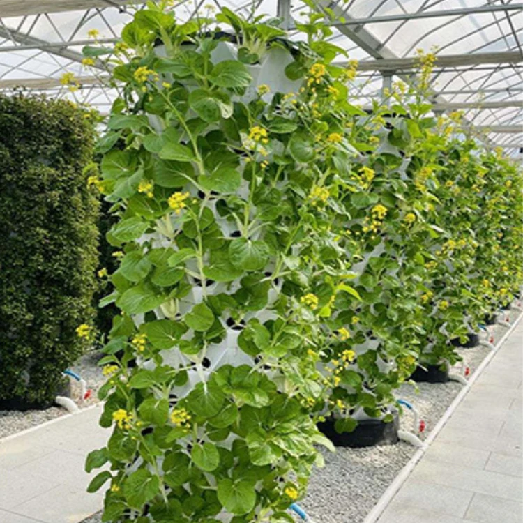 Smart Farm Hydroponics Kit Self Watering Vertical Garden Indoor Gardening System Commercial Hydroponic Tower Pineapple Tower view 5