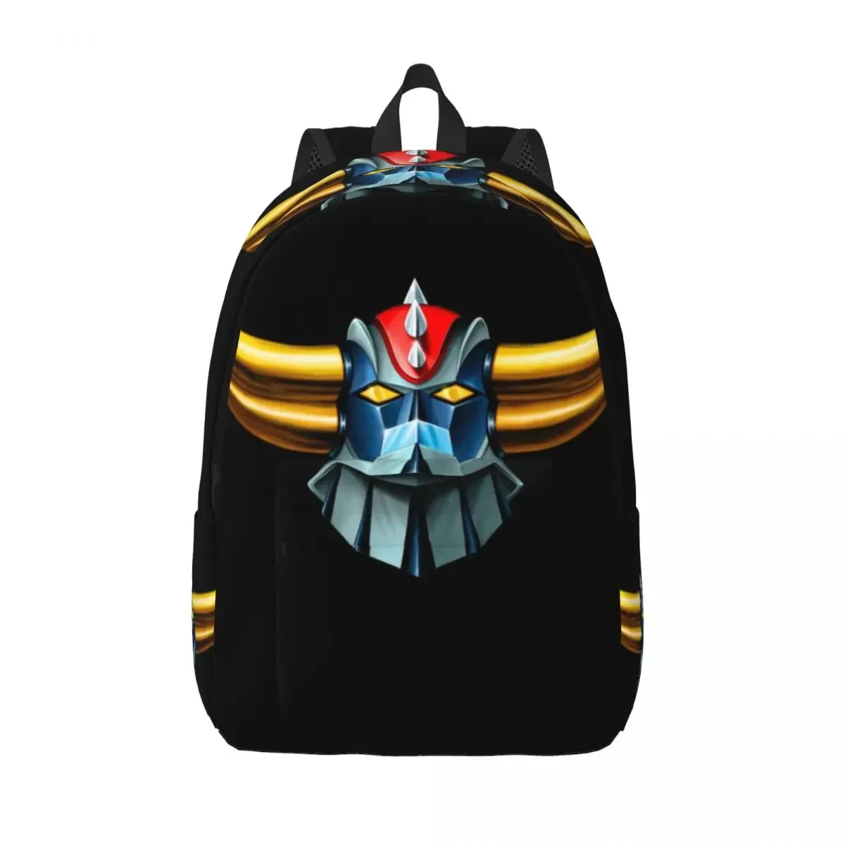 UFO Robot Grendizer Goldorak Travel Canvas Backpack Men Women School Laptop Bookbag Mazinger Z College Student Daypack Bags