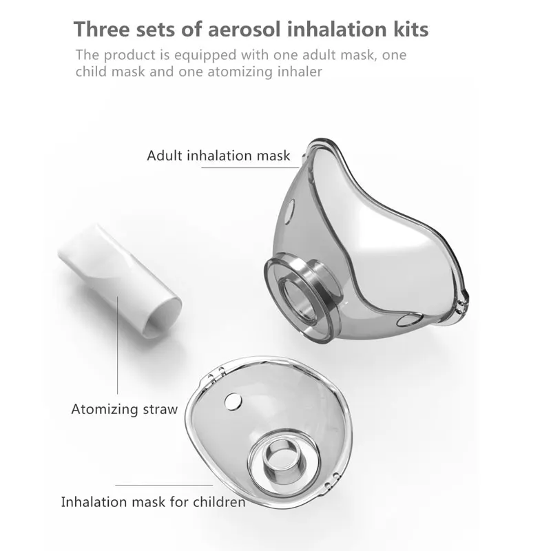 JianYouCare Mini Handheld portable Nebulizer silent Ultrasonic inalador nebulizador hands free kids adult inhaler atomizer home