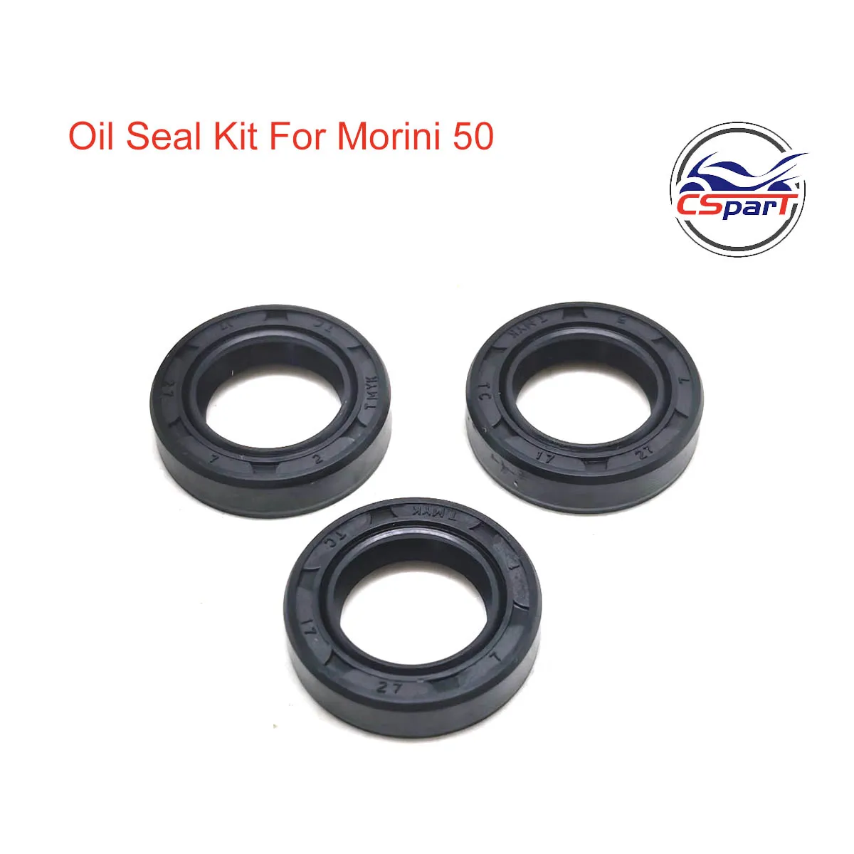 3PCS  in Set Oil Seal For Husky Boy Malaguiti Grizzly LEM 50CC  Franco Morini 50 50CC S6-E/S/C