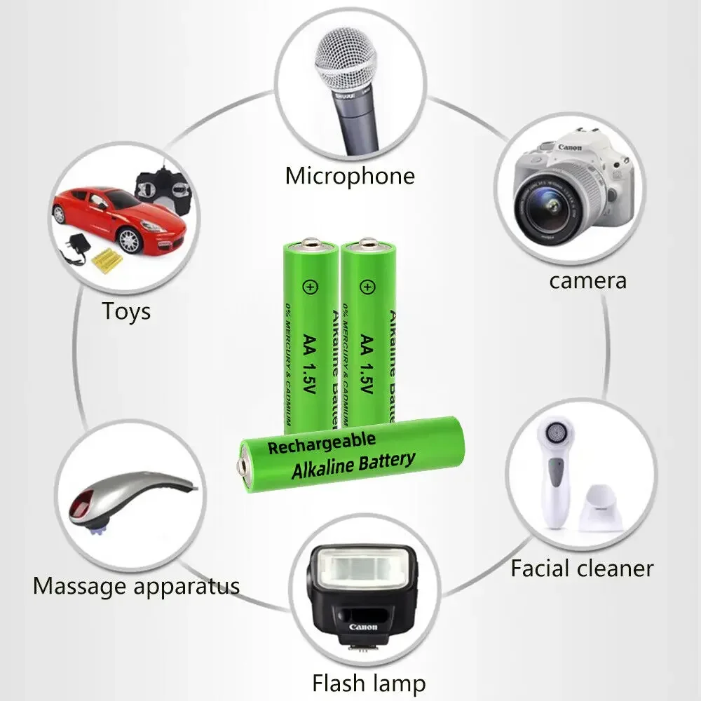 Rechargeable Battery 1.2V+AAA 3000mAh Lithium Li-ion Rechargeable Battery Suitable for razors,LED lighting, wireless microphones