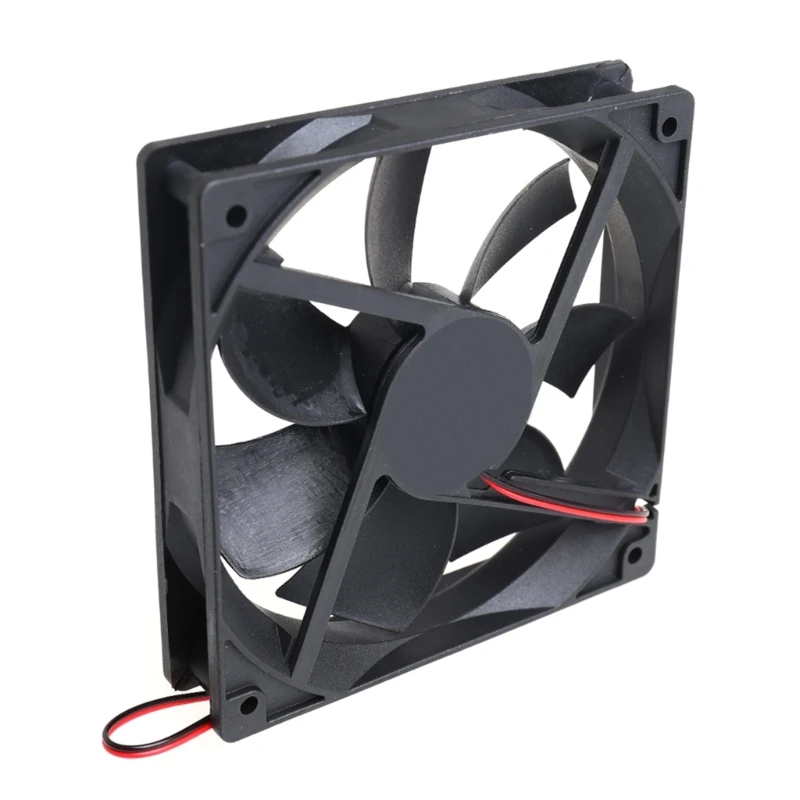 High Speed for DC Brushless Cooling Exhaust Fan 120mm for DC 12V 0.25A CPU Cooler 120x120x25mm 2p Connector Hydraulic Be