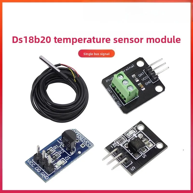Sonda impermeable del sensor de temperatura DS18B20 para microcontrolador STM32
