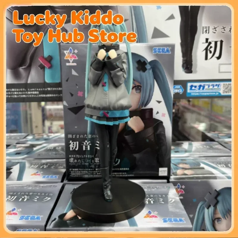 在庫ありオリジナルルミナスタ初音ミク閉じた窓のある世界でコレクタブルアニメアクションフィギュアモデルおもちゃギフト