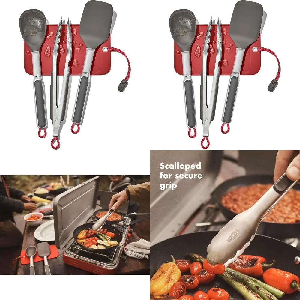 

Compact 4-Piece Outdoor Camping Cookware Set