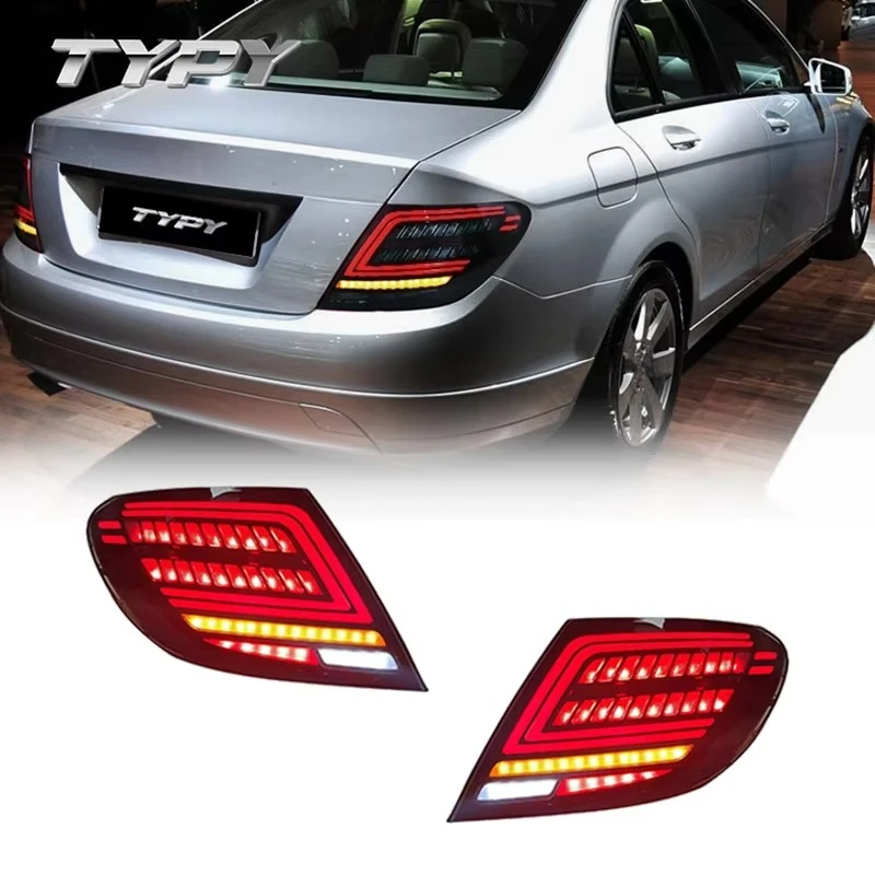Upgraded LED Taillight Assembly, Stable Light Output & Easy Installation, Fit Mercedes Benz C Class W204 2007-2014