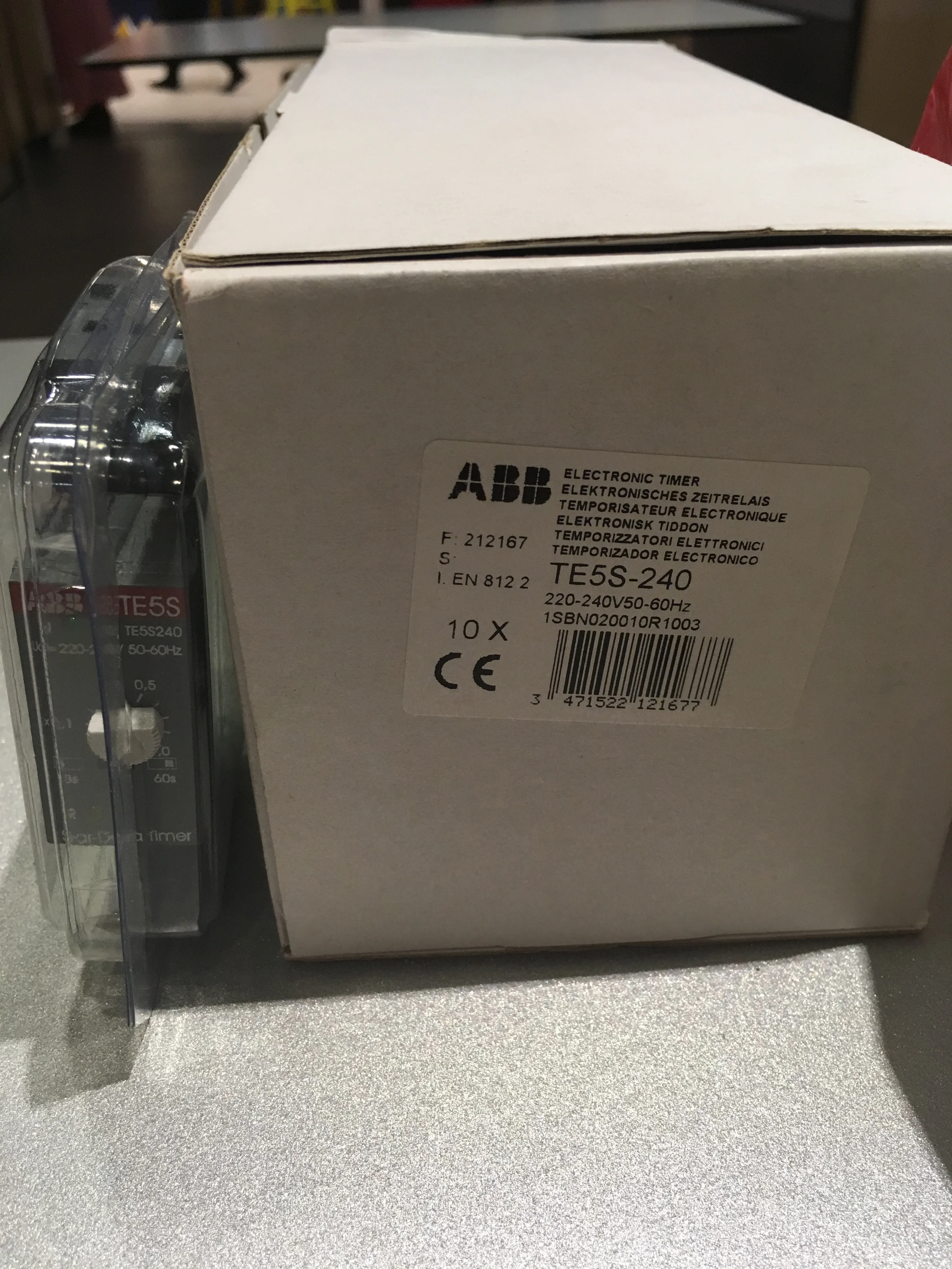 New Original Genuine ABB Time Relay TE5S-240 Voltage 220-240VAC For Ships