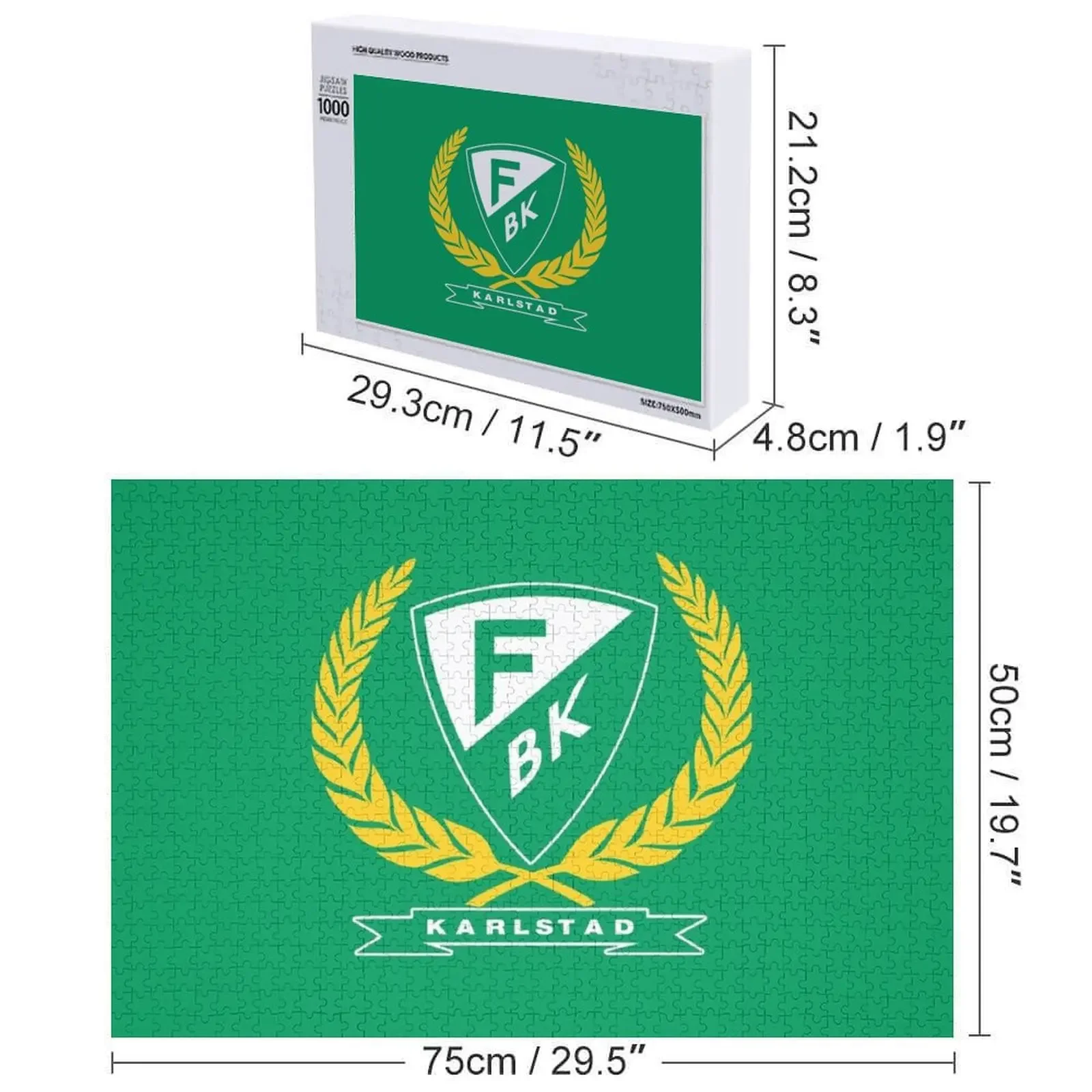 F?rjestad BK Jigsaw Puzzle Regali personalizzati per bambini Nome in legno Foto personalizzata Regali personalizzati Puzzle