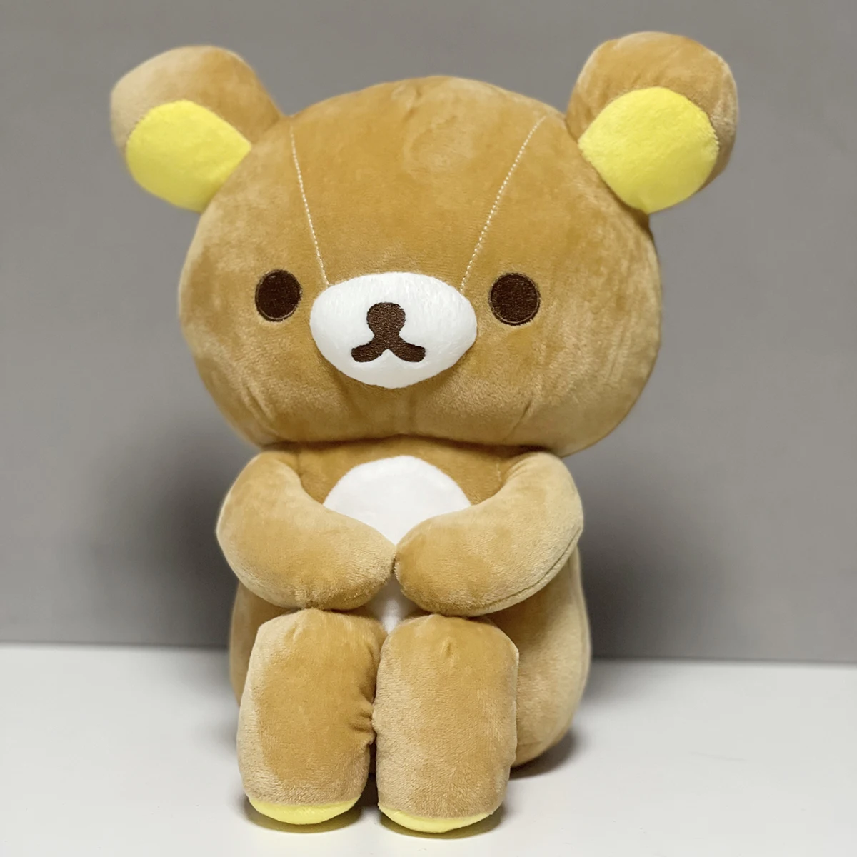 Cos Korilakkuma Cosplay Rilakkuma Plush Toys White Rilakkuma wearing Korilakkuma hat Stuffed Doll Exquisite Bear Peluche Gifts view 3