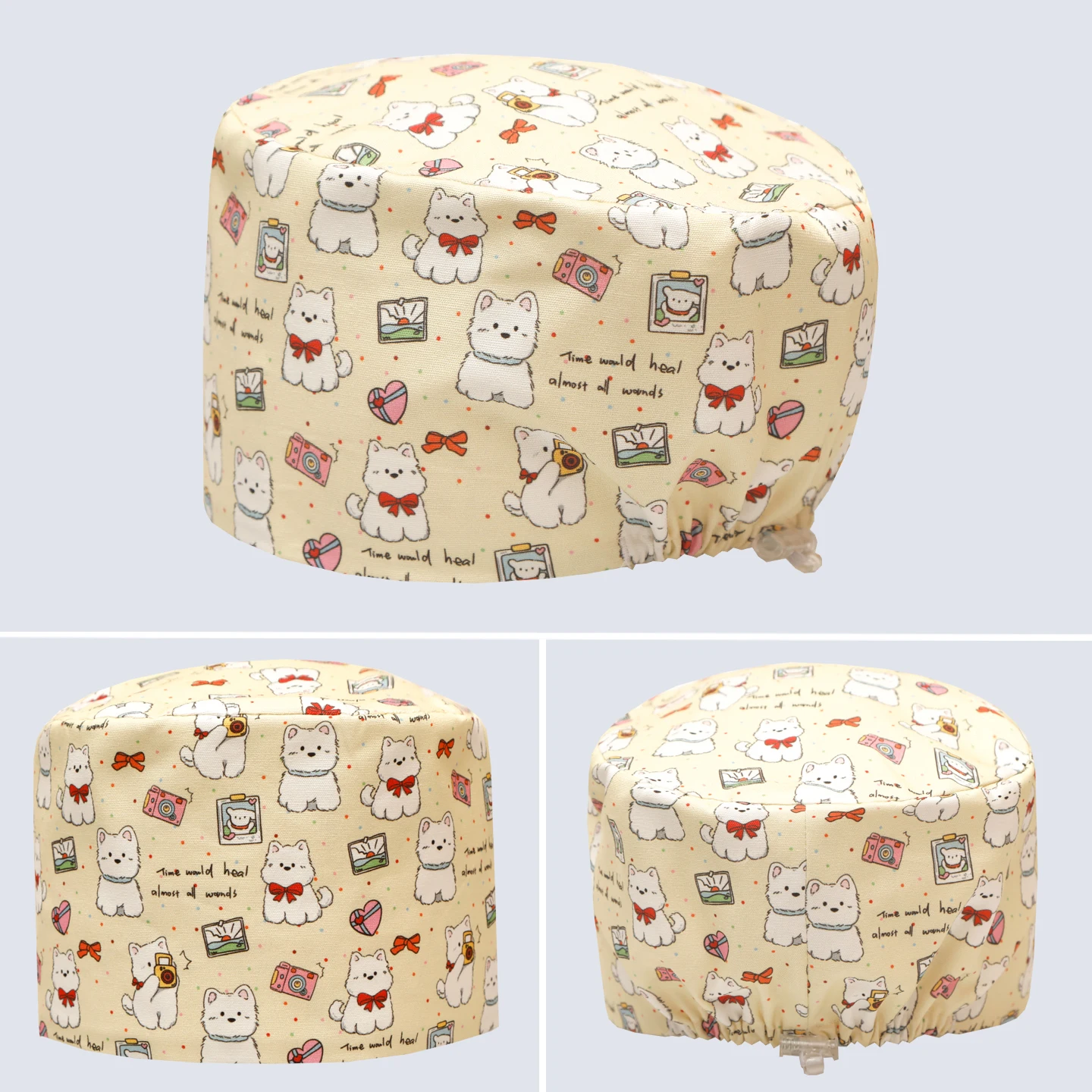 الكرتون ممرضة القبعات الطبية فرك قبعات الجراحية صالون تجميل قبعات العمل النساء طبيب الأسنان الطبيب البيطري الشيف مستشفى الطبيب قبعات K1211