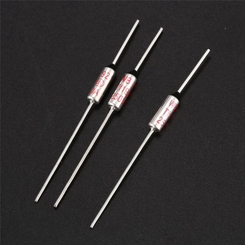 120 個 RY シリーズ メタル 192 摂氏 250V 10A カットオフ温度ヒューズ