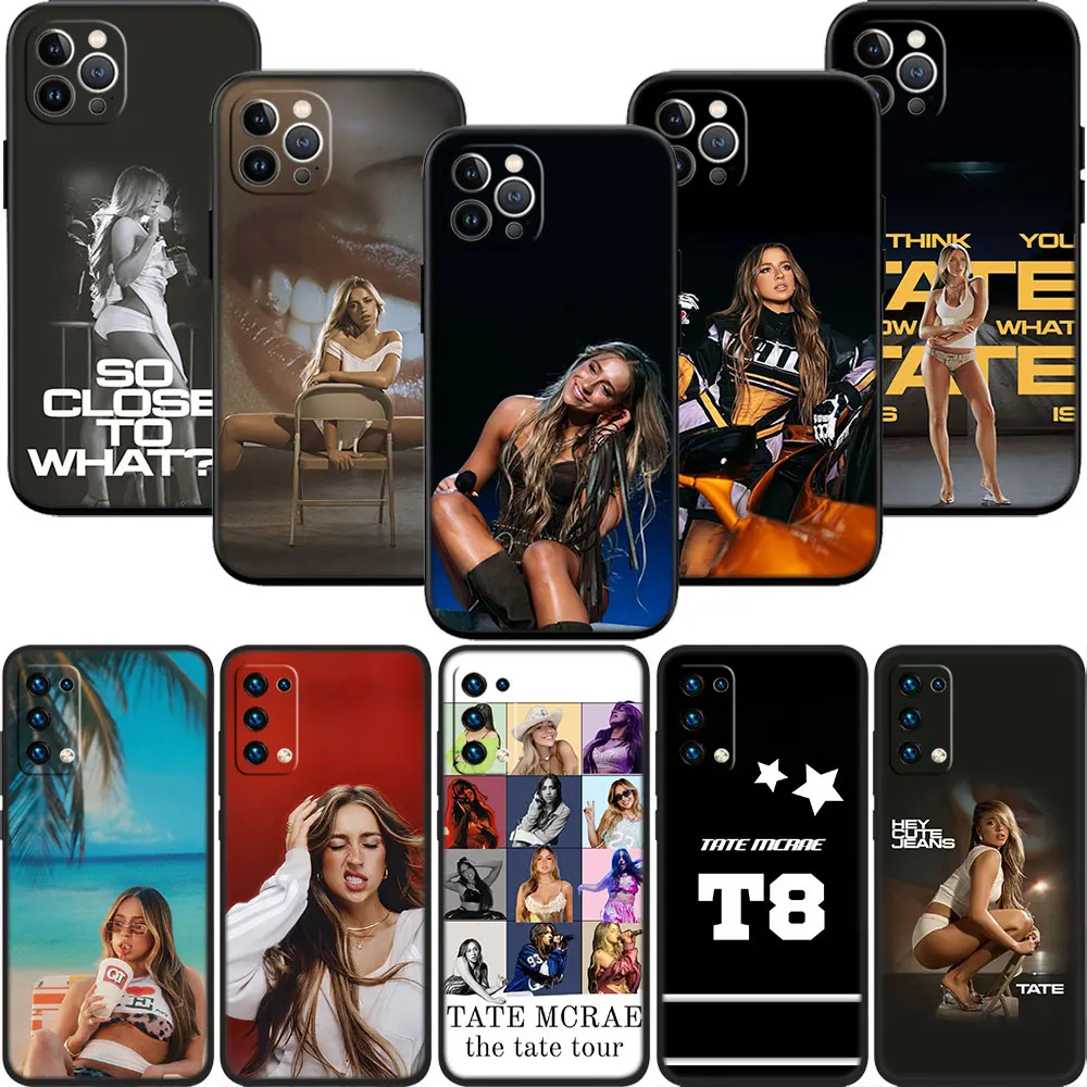 VY88 Tate McRae Soft Shell Phone Case for Samsung Galaxy Note 10 20 S23 S24 S25 Ultra FE Plus Edge Lite A02S A35 A07 A17