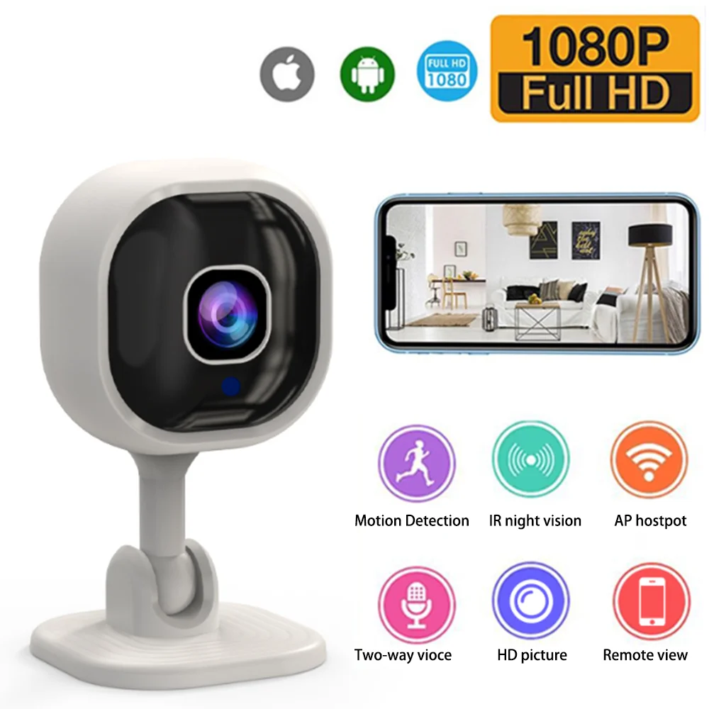 

1080p HD Security IP Camera 2.4G wifi Remote Access Night Vision Home Security Protection Surveillance Camera