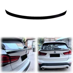 2016 2017 2018 2019 2020 2021 2022 For BMW X1 F48 Rear Mid Spoiler Wing Lip High Quality ABS Plastic By Gloss Black Body Kit