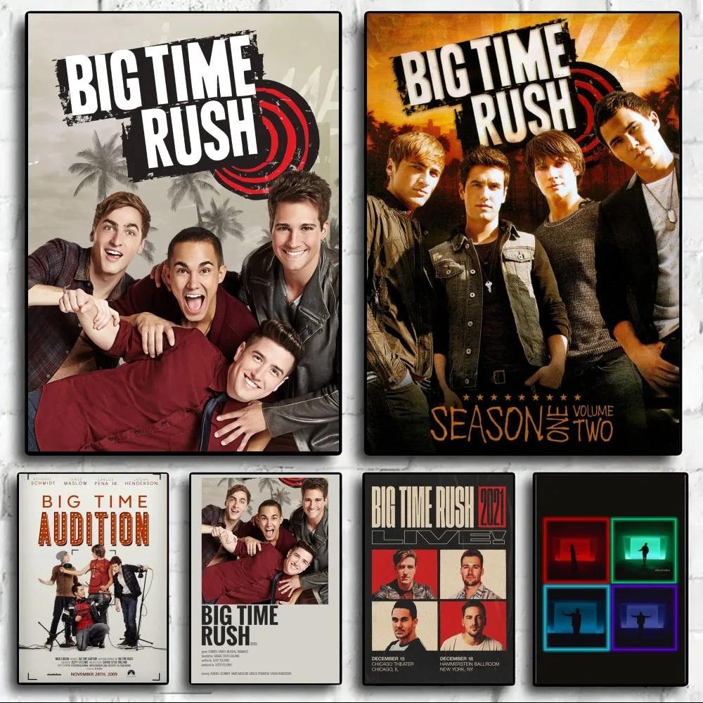 Band B-Big Time Rush Poster Wall Pictures For Living Room Fall Decor