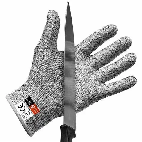 5Grade Protection Anti-Cutting Gloves Kitchen Cut Resistant Gloves Export Hand Protective Supplies Gardening For Cutting Garding