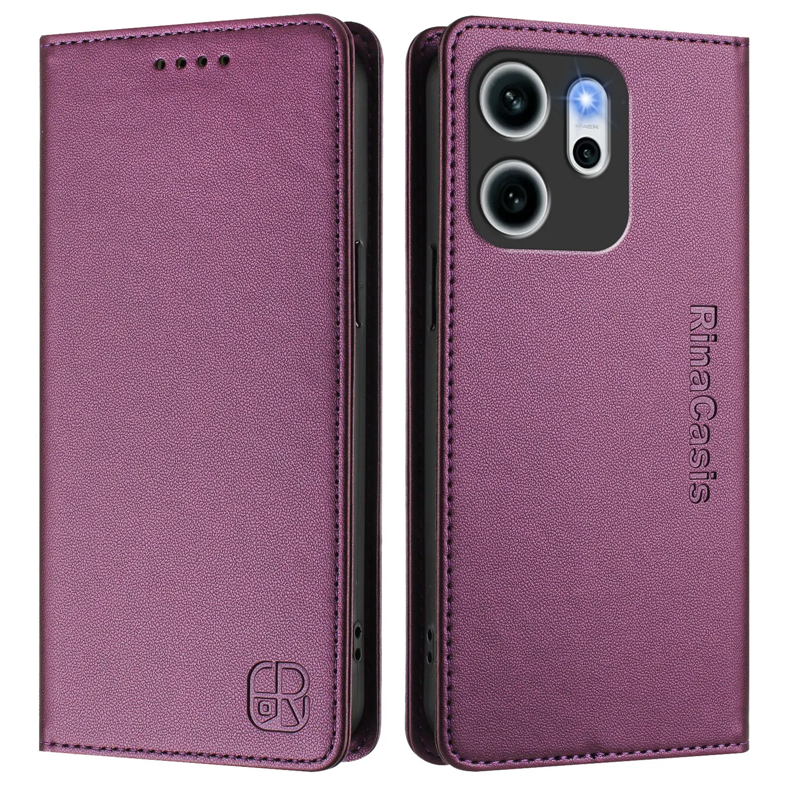 Coque OPPO RENO 14F Case Magnetic Card Slots Leather Phone Case For reno 14f Flip Wallet Cover Funda Reno14f Shell Back Cover