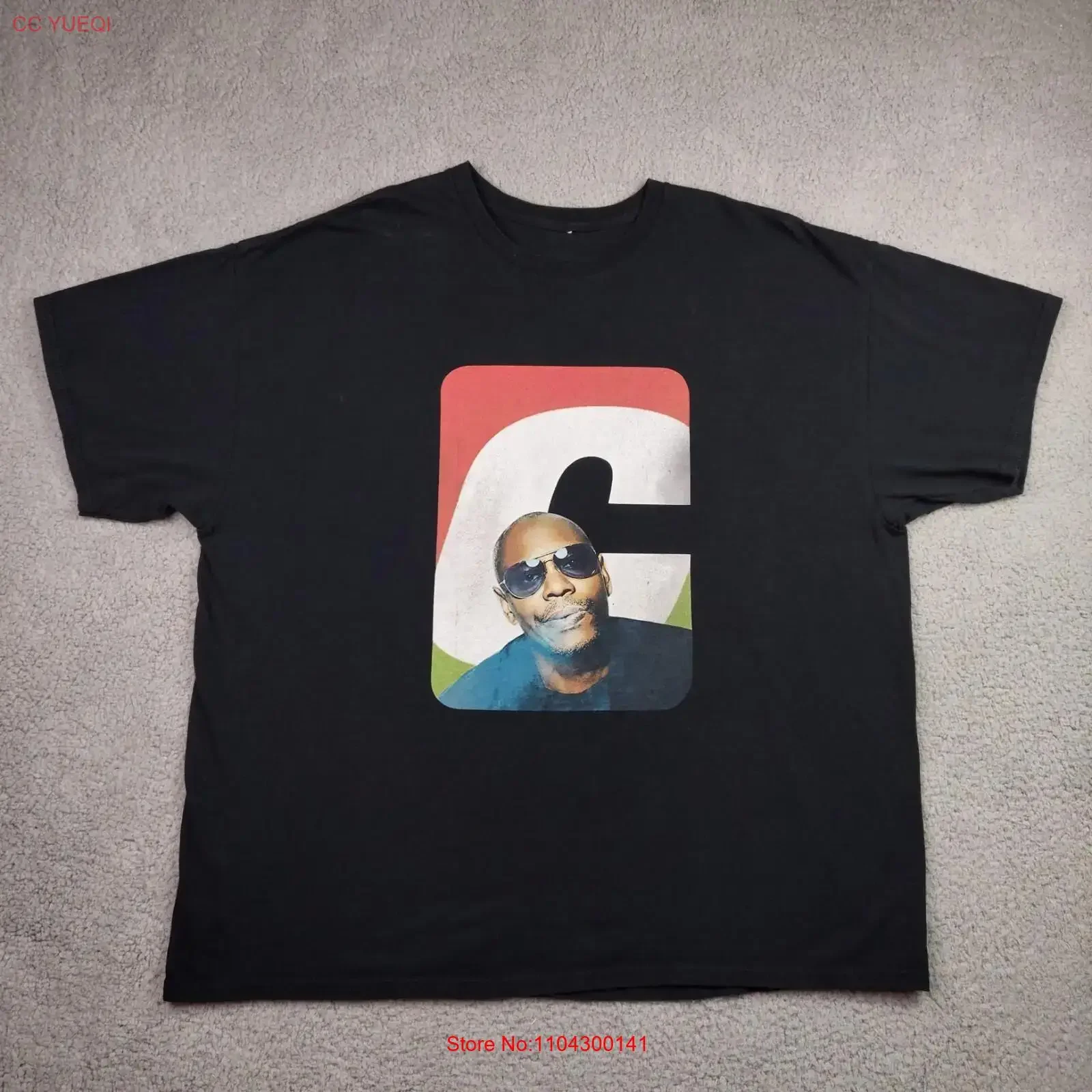 Vintage Dave Chappelle Comedy Central Big C Logo RARE T Shirt Men's Size XL Y2k long or short sleeves vintage Washed Slightly