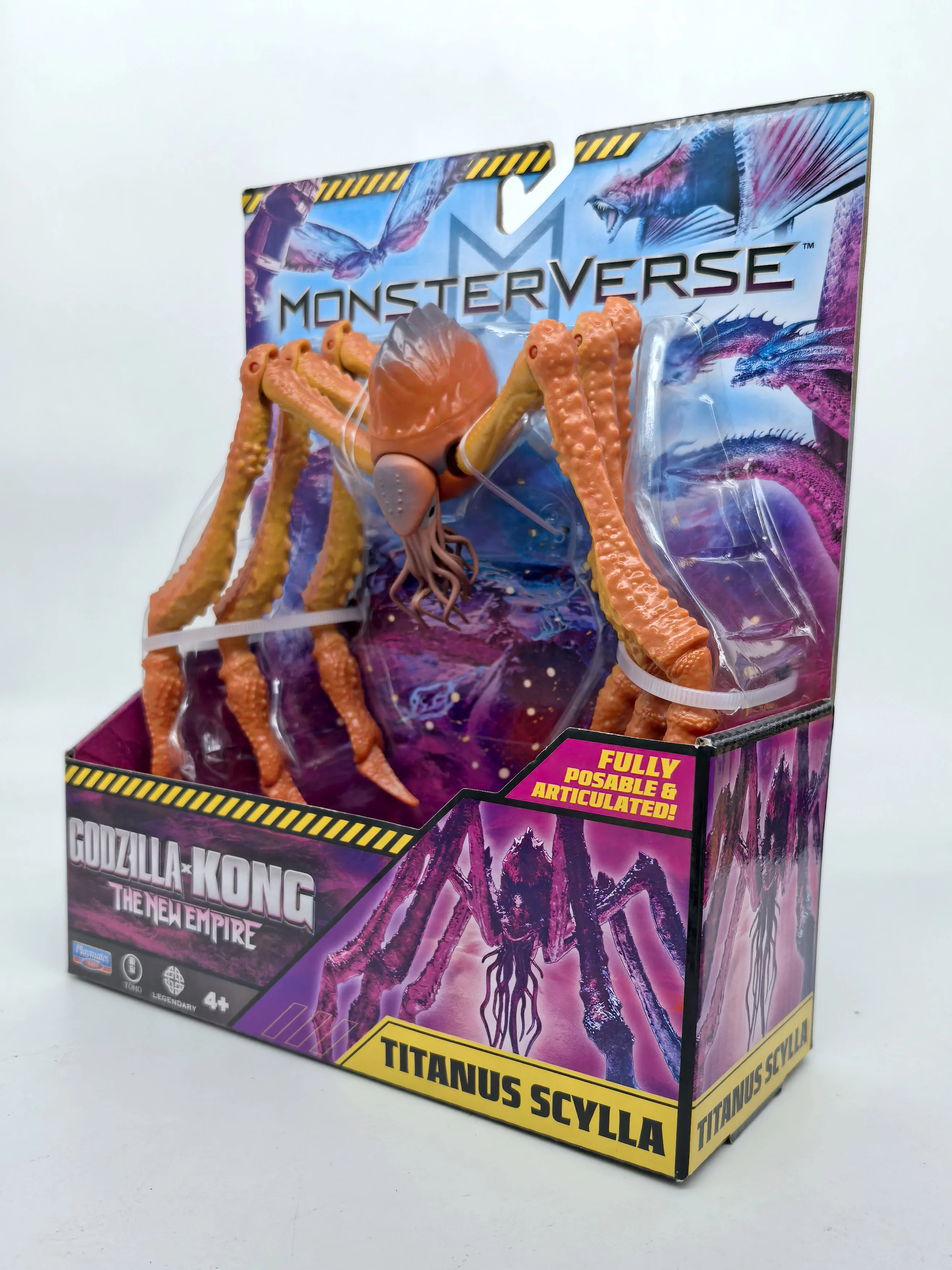 Playmates Godzilla VS Kong New Empire Monsterverse Titan X Ion Dragon Titanus Scylla Action Figure Toy Monarch Legacy of Monster view 4
