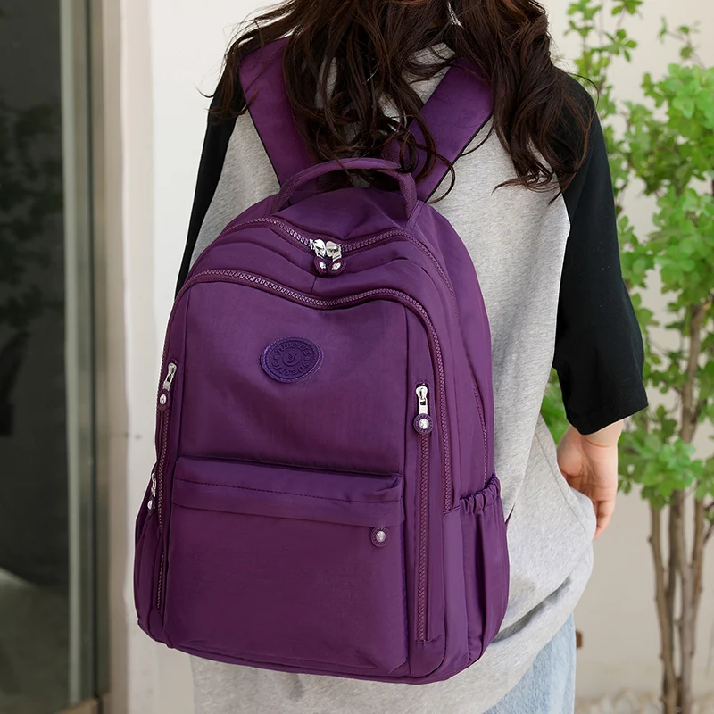 

Новая нейлоновая повседневная сумка через плечо с двумя лямками, вместительная дорожная сумка, легкая женская сумка для отдыха и путешествий