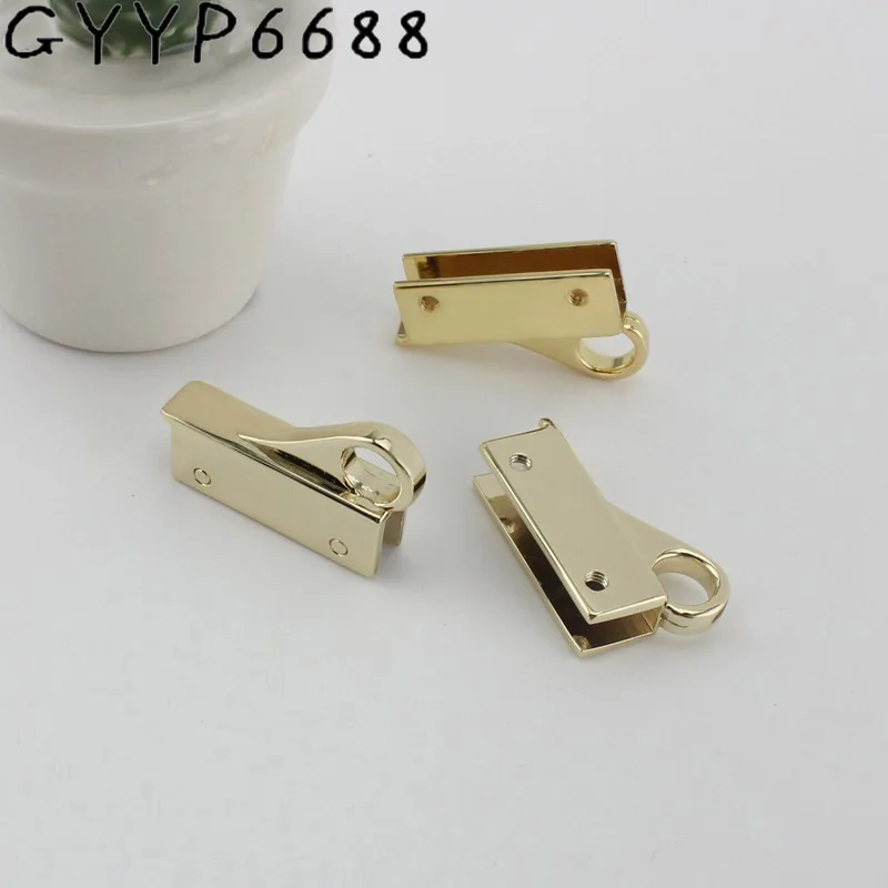 5-20pairs 5 colors DIY hardware accessories luggage on both sides of the screw D buckle bag of the package chain metal edge clip