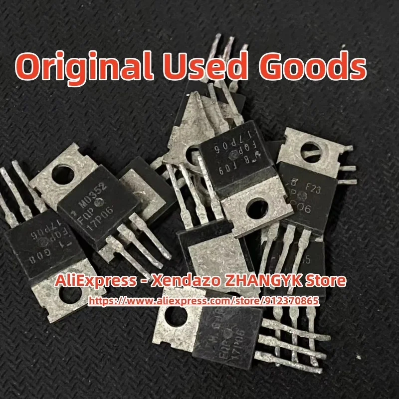 10pcs/lot Original FQP17P06 FQPF17P06 17P06  60V P-Channel MOSFET