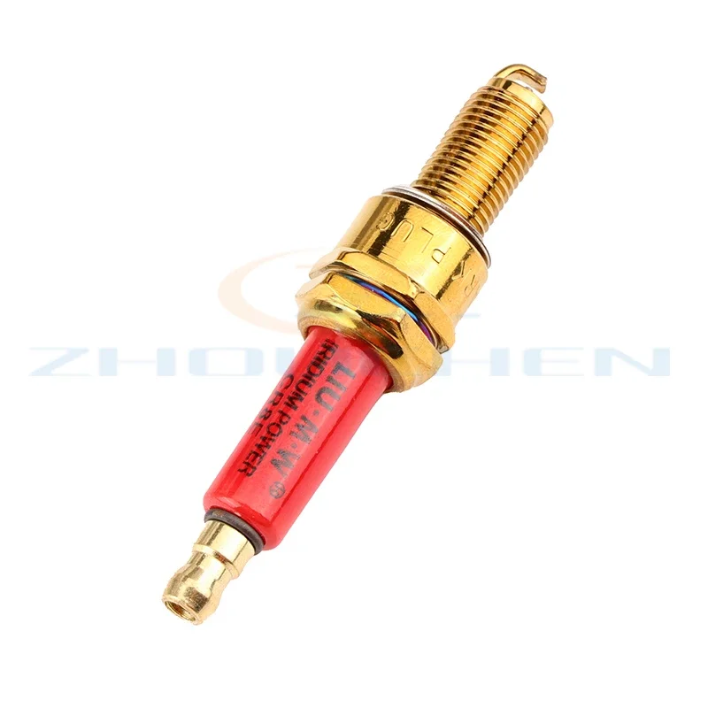 New Thread Ceramic Plugs Spark Plug CR8E Replacement parts for Motorcycle Accesories Modified Motor Scooter ATV