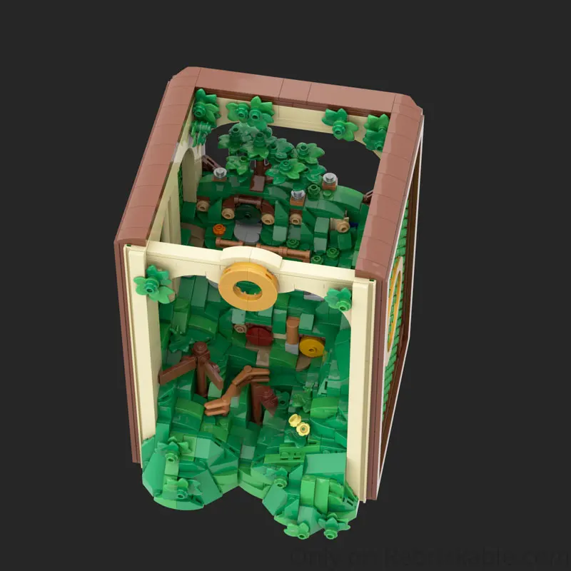 MOC العمارة سلسلة كتاب الزاوية بنة MOC نموذج ألعاب الطوب الجسيمات الإبداعية التعليمية هدايا عيد الميلاد