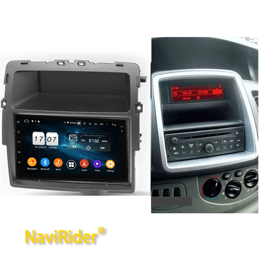 For NISSAN Primastar (J4) For OPEL Vivaro (X83) Car Radio Stereo GPS Navigator Autoradio Android 13 Bluetooth Multimedia Player