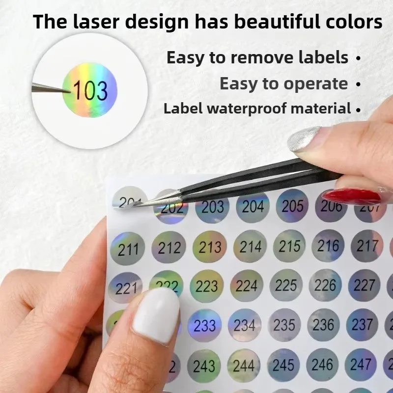 젤 네일 광택제 번호 스티커 라벨, 컬러 바니시 접착제 병 립스틱, 네일 팁 디스플레이 마크 넘버링 매니큐어 도구, 1 개, 2 개