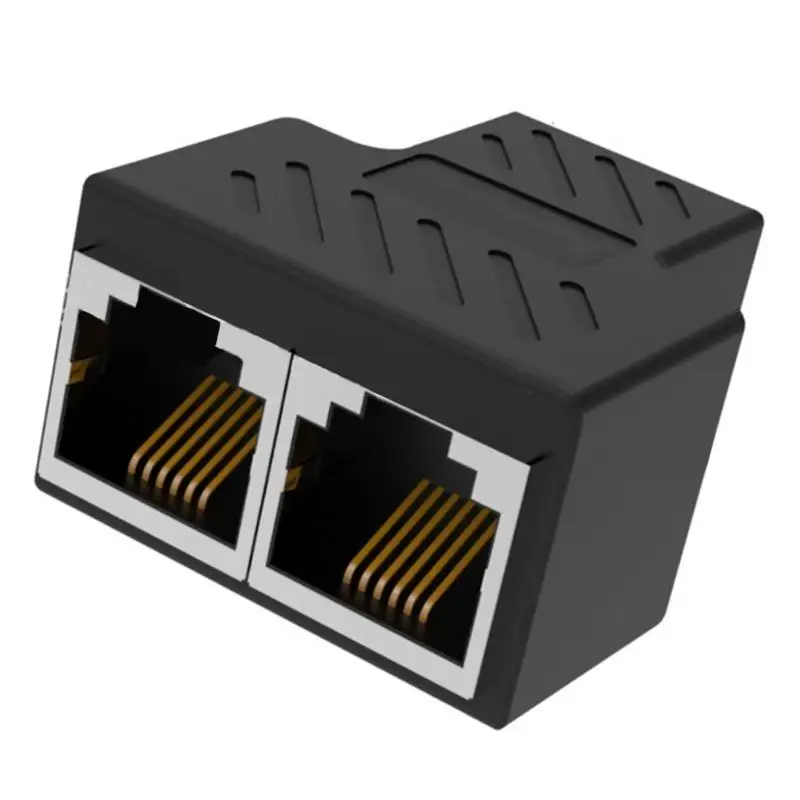 

Y1UB RJ11 Wall Adapter Double Phone Line Splitter Wall Plug 1 to 2 Modular Converters Adapter for Office Home Fax Model Phone