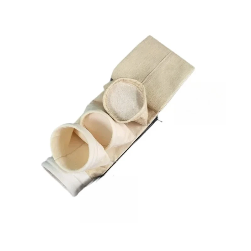 Polyester PPS Fluoropolymer Dust Collector Bags High-temperature Resistant Fiberglass Coated Dust Collection Bags