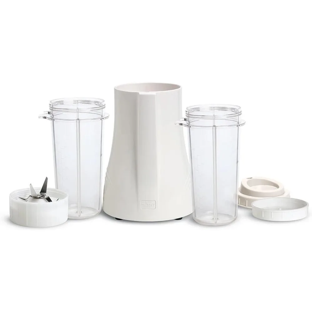 Personal Blender for Shakes and Smoothies with Portable Blender Cups, White Large