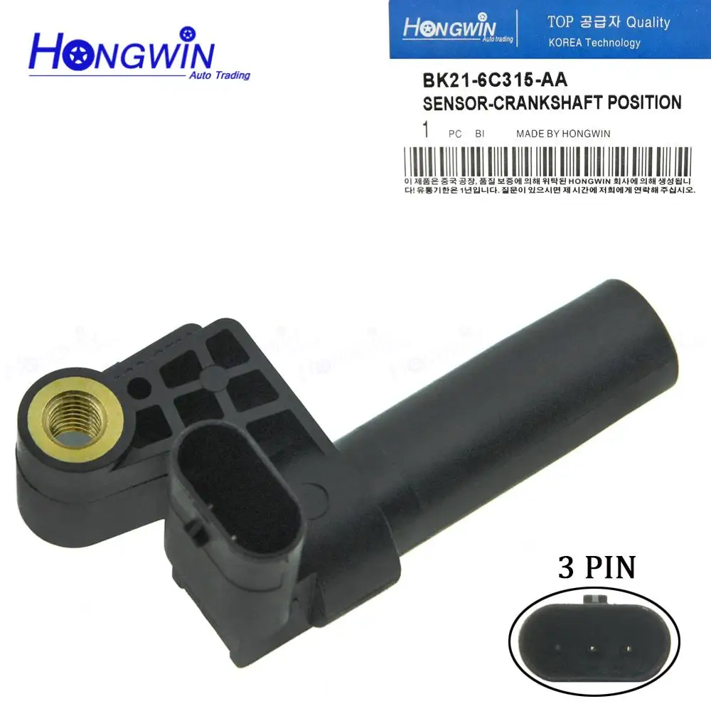 BK21-6C315-AA New Crankshaft Position Sensor For Ford Transit Mk8 Tourneo Custom Ranger 2.2 Tdci D BK21-6C315-AC BK216C315AA