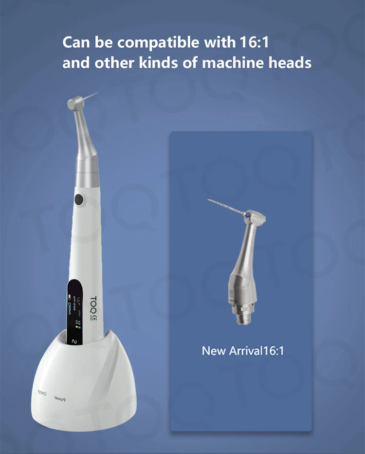 2 In 1 Dental Wireless Endo Motor Built In Apex Locator for Endodontic Rotary Root Canal Instrument Reciprocating 360° Adjustabl