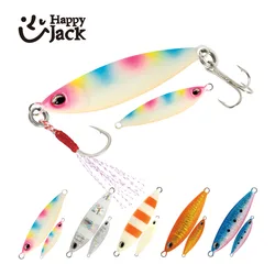 HappyJack 2024 new Micro Metal Jig Fishing Lures 5g/10g/15g/20g Shore Casting Jigging Spoon mini jigs Saltwater Artificial Bait