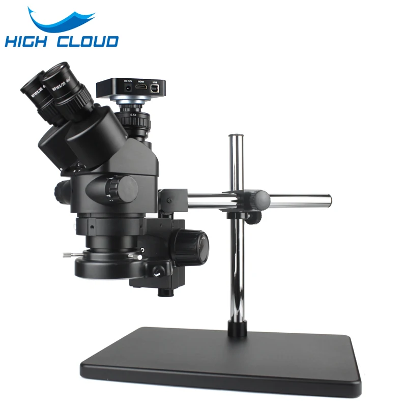 3.5X 7X 45X 90X Simul-Focal Zoom Trinocular Stereo Microscope USB Digital HDMI 38MP Microscope Camera Set For PCB Soldering Repa