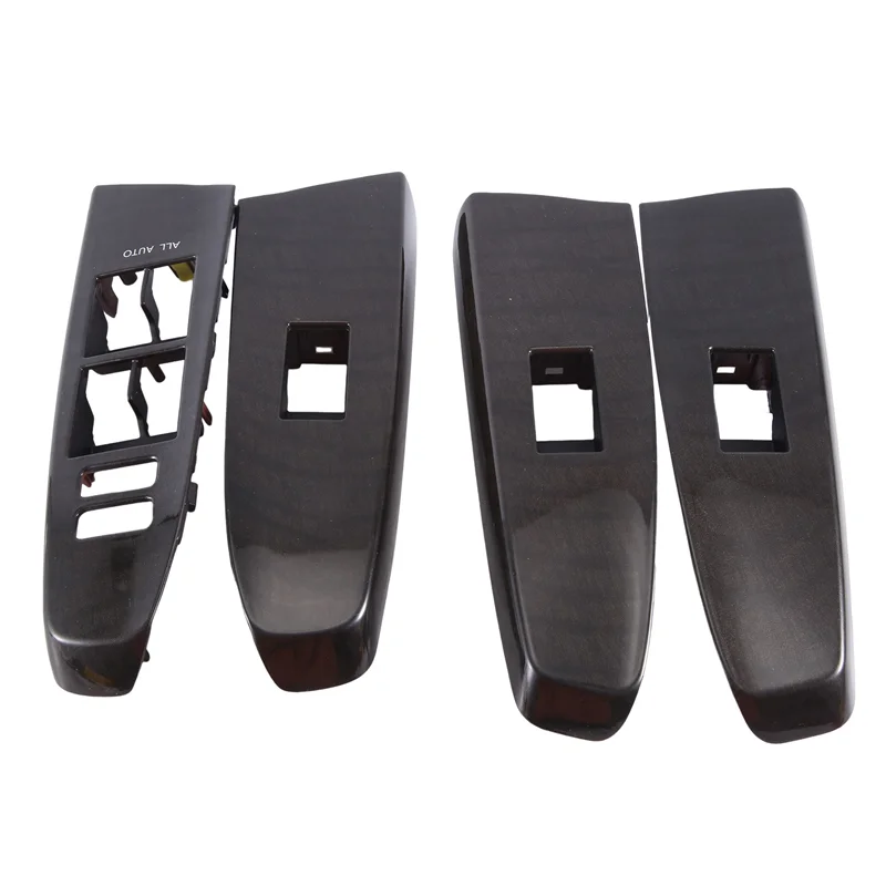 

High Quality 1Set/4Pcs Car Door Armrest Switch Trim Panel Parts For Lexus 2010-2017 Window Lift Switch Button Cover 74232-0P040/