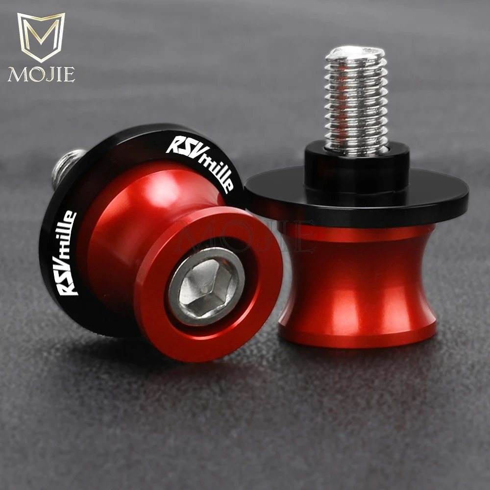 Motorcycle 6MM Stand Screws For APRILIA Rsv 1000 Mille RSV MILLE R/SP 1996 1997 1998-2016 CNC Aluminum Swingarm Sliders Spools