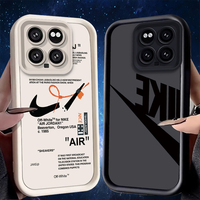 Sport Art Labels Soft Silicone Case for Xiaomi Mi 14 13 13T 12 12T 11 11T Pro Lite 12X 12S POCO F6 F5 X5 X3 NFC Sneakers Cover