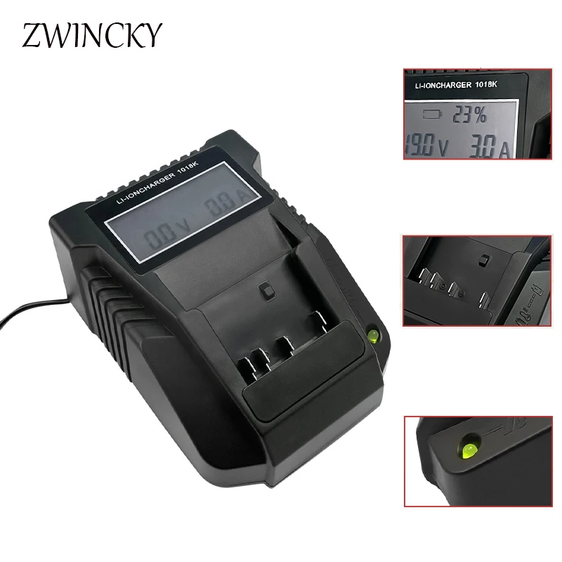 

Li-ion Battery Charger 3A For Bosch 18V 14.4V BAT609G BAT618 BAT618G BAT614 2607336236 for bosch charger with LCD display