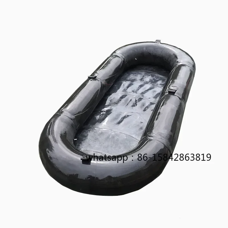 New Tire Boat Thickened Homemade Inflatable Fishing Inner Tube Lower Net Assault Boat Leather Rowing Single Double Fishing Rubbe