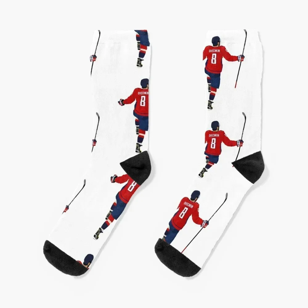 Alex Ovechkin Socks aesthetic with print cartoon Socks For Men Women's